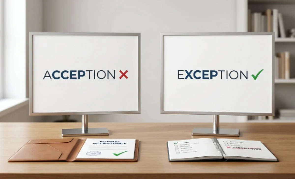 Acception or Exception