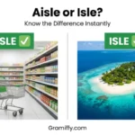 aisle or isle