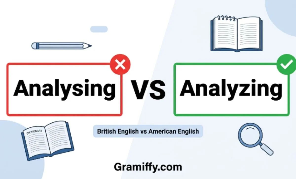 Analysing or Analyzing