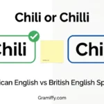 chili or chilli