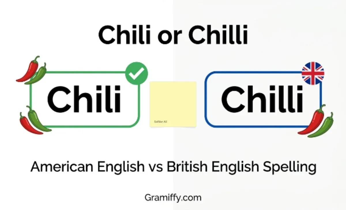 chili or chilli