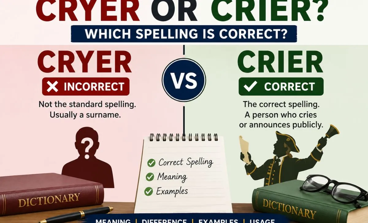 cryer or crier