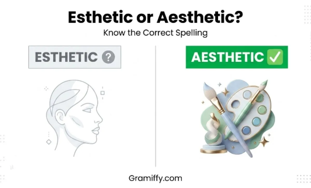 Esthetic or Aesthetic