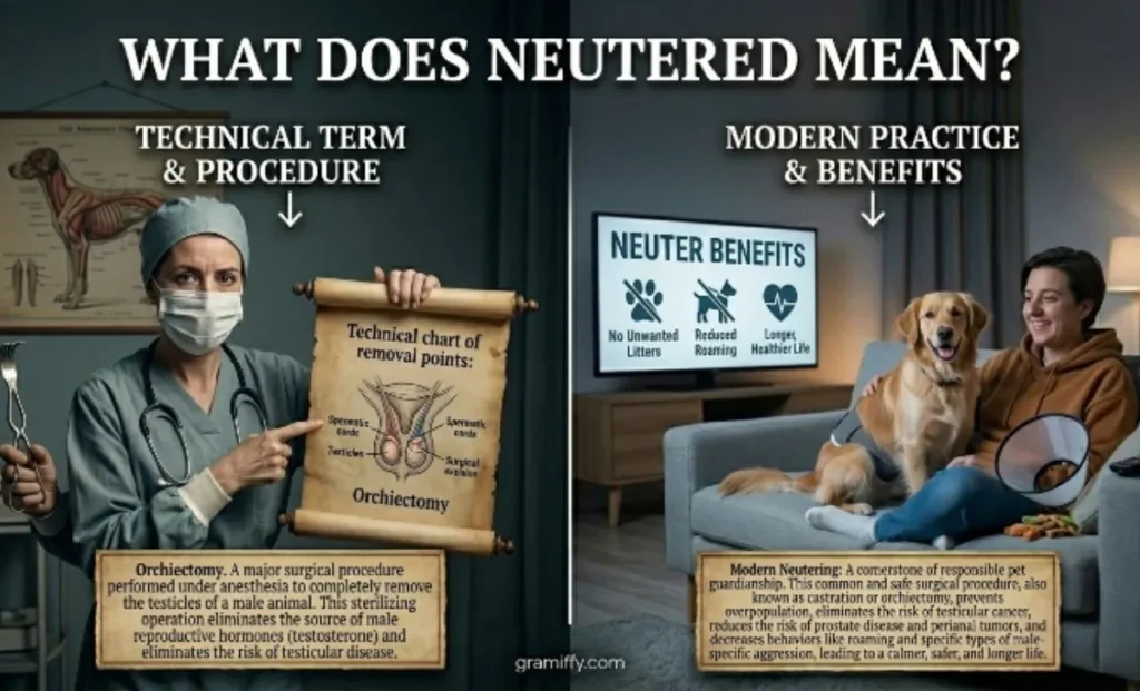 What Does Neutered Mean?