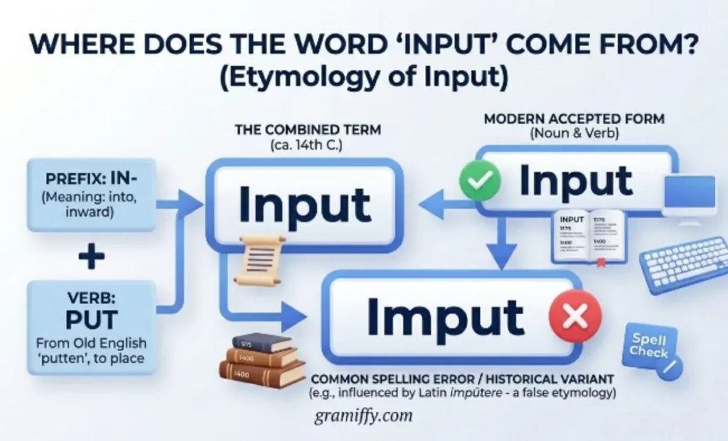 Where Does the Word "Input" Come From?