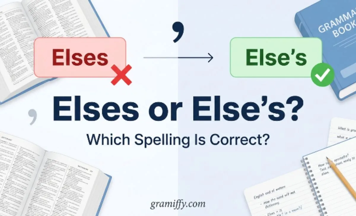 elses or else's