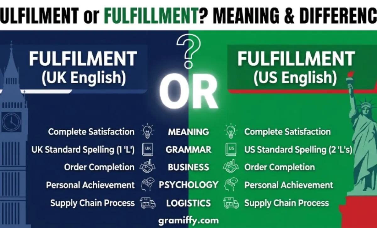 fulfilment or fulfillment