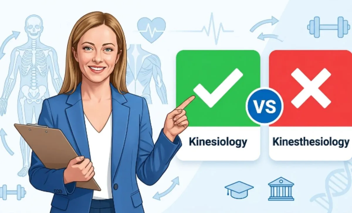 kinesthesiology vs kinesiology
