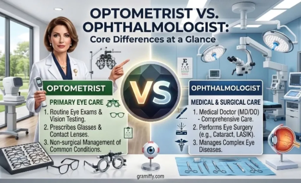 Optometrist vs Ophthalmologist: Quick Answer