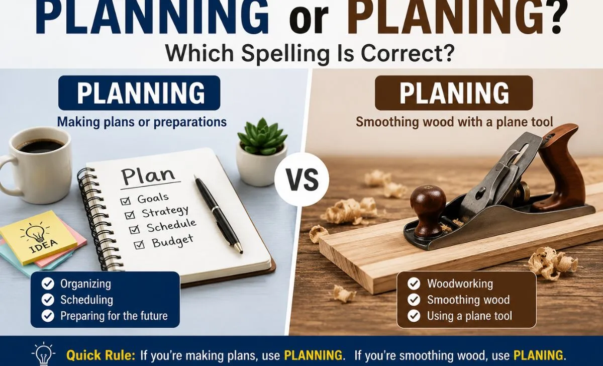 planning or planing