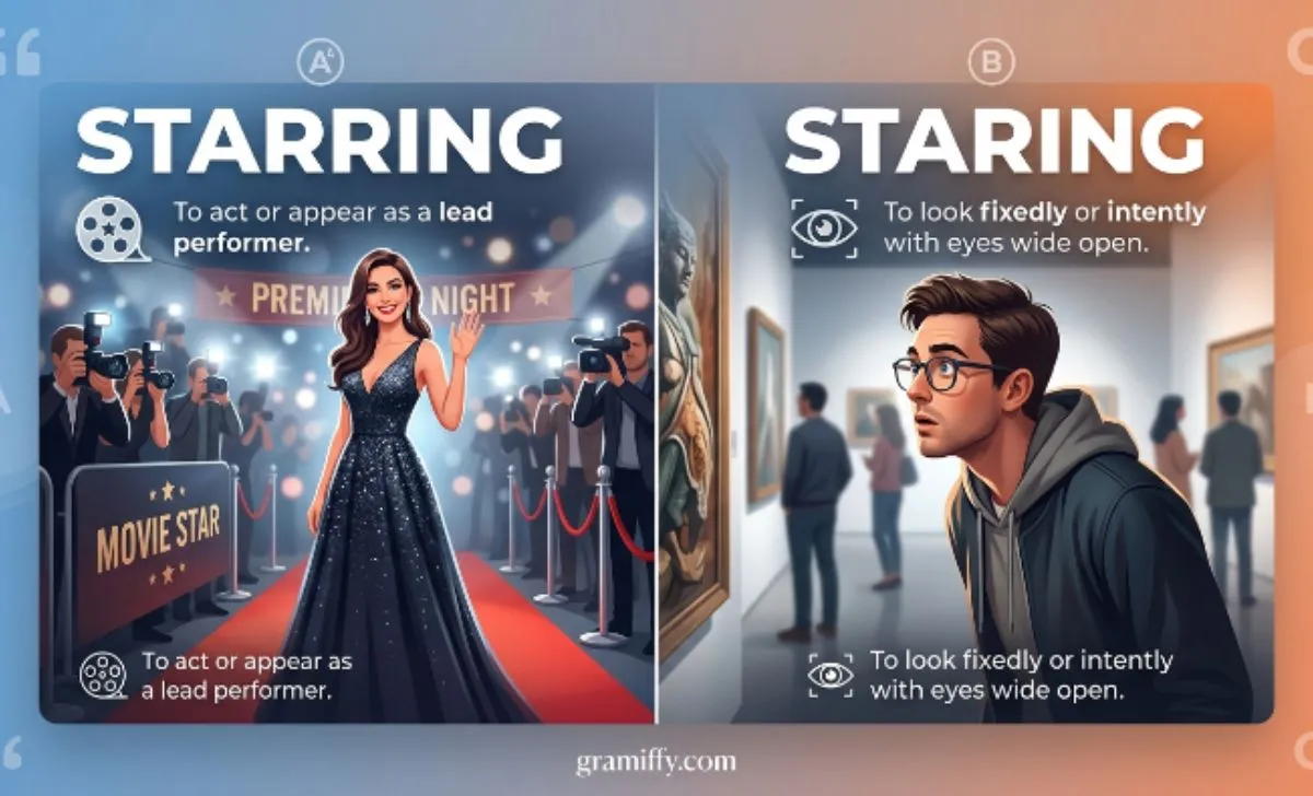 starring or staring