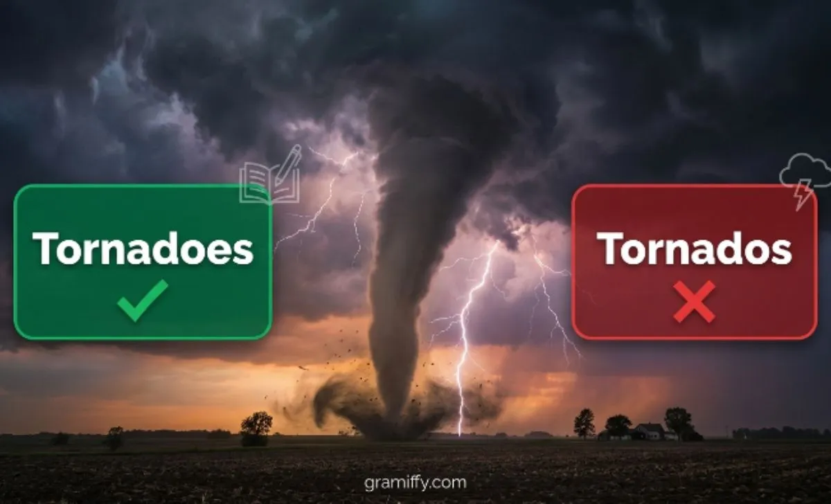 tornadoes or tornados