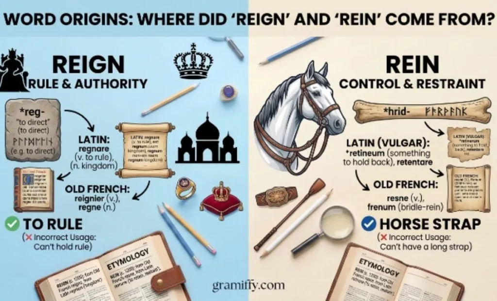 Word Origins: Where Did Reign and Rein Come From?