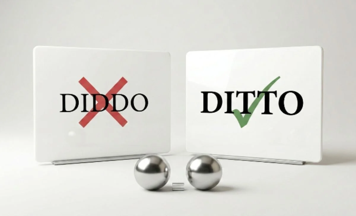 diddo or ditto