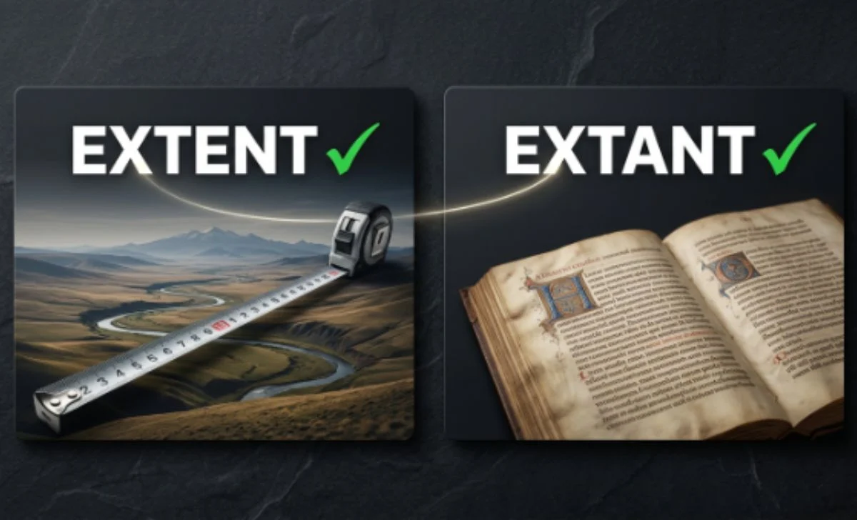 extent vs extant