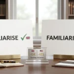 familiarise vs familiarize