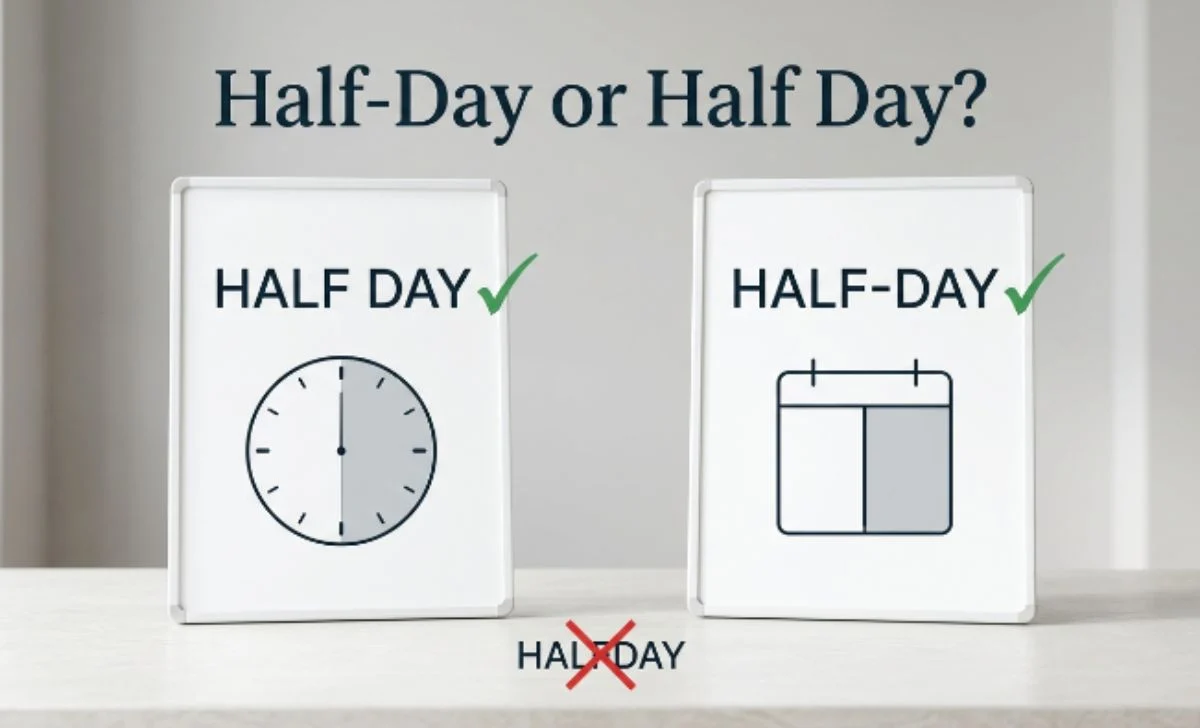 halfday or half-day