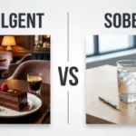 indulgent vs sober