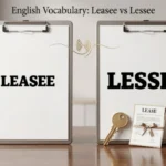 leasee or lessee