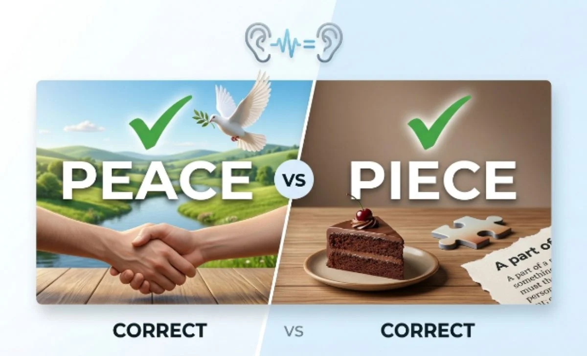peace vs piece