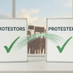 protestors or protesters