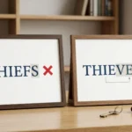 thiefs or thieves