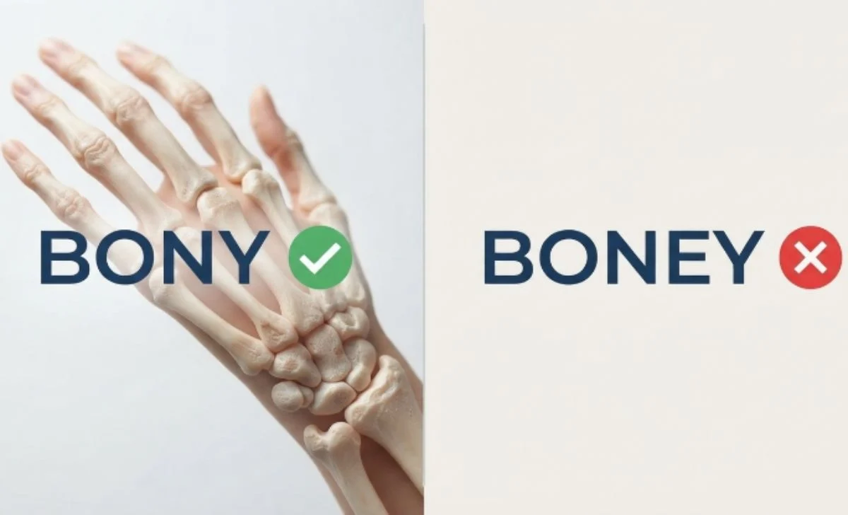 bony vs boney