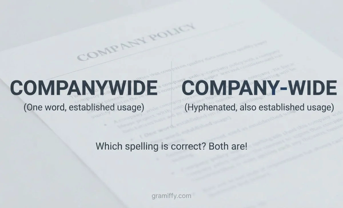 companywide or company-wide