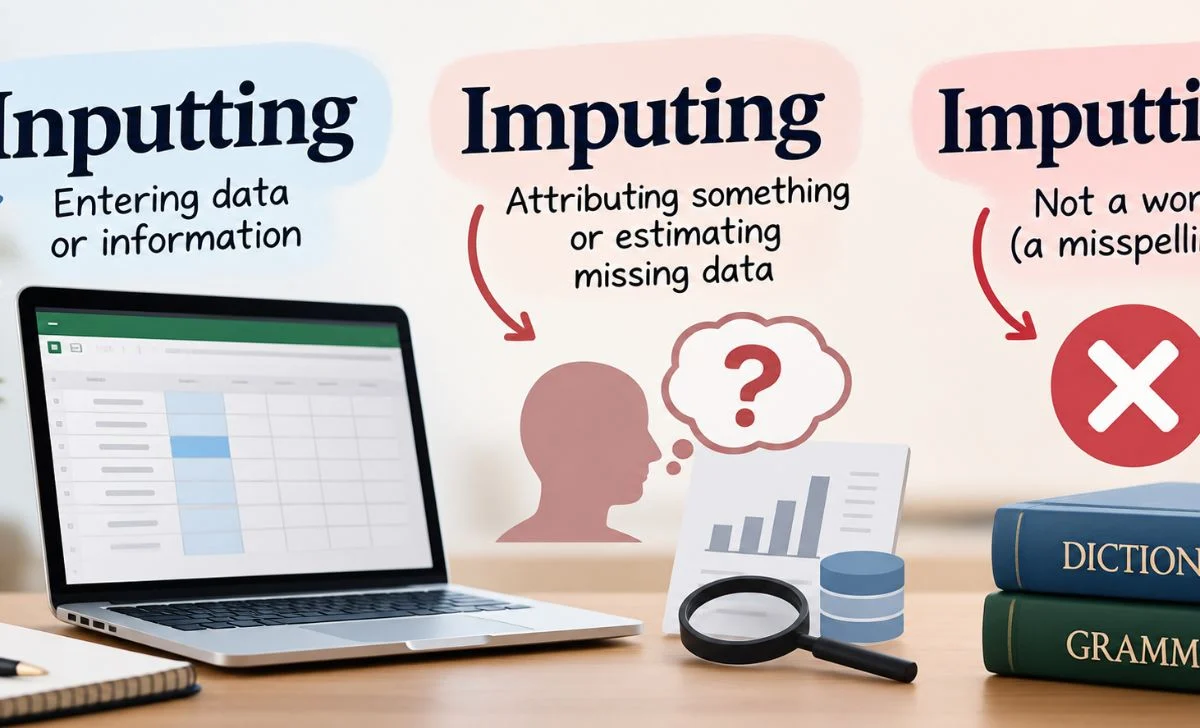 inputting or imputting