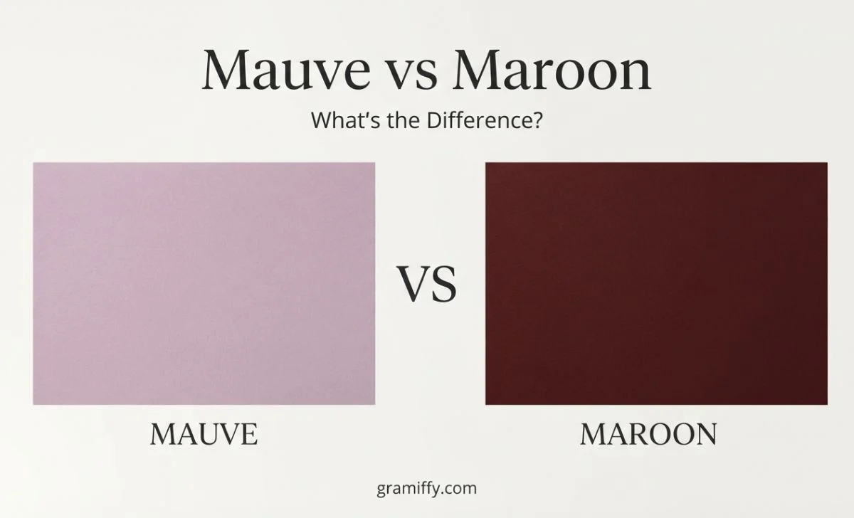 mauve vs maroon