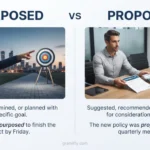 purposed vs proposed