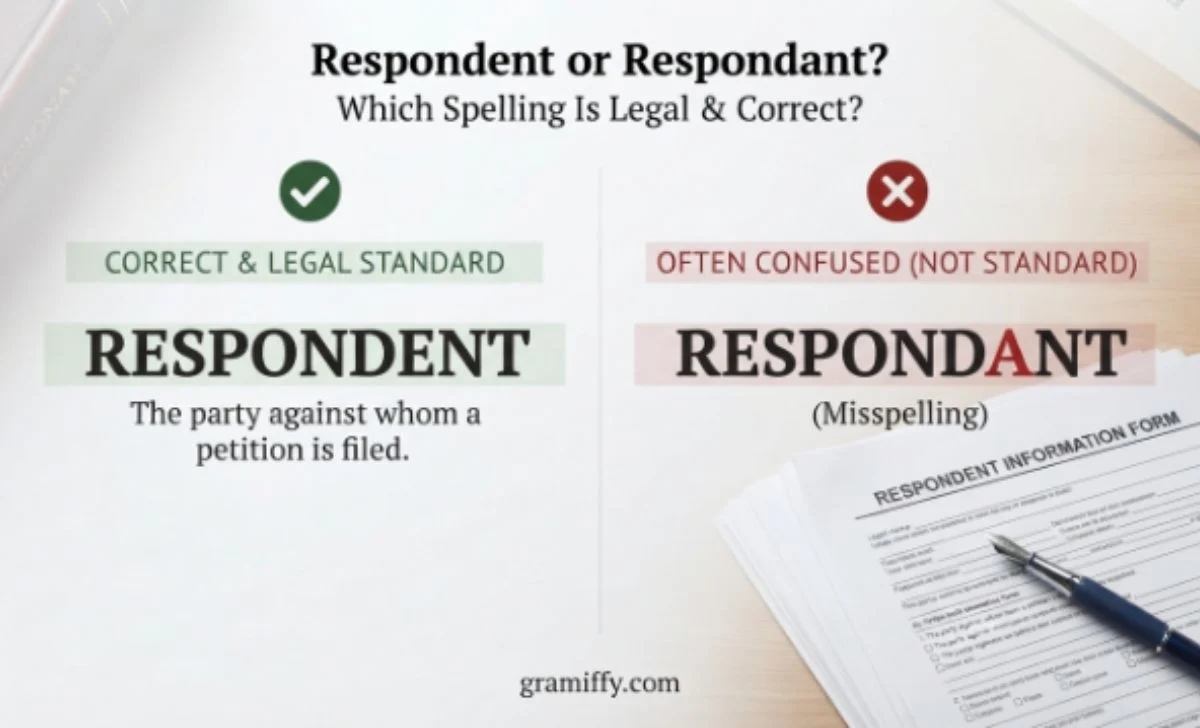 respondent or respondant