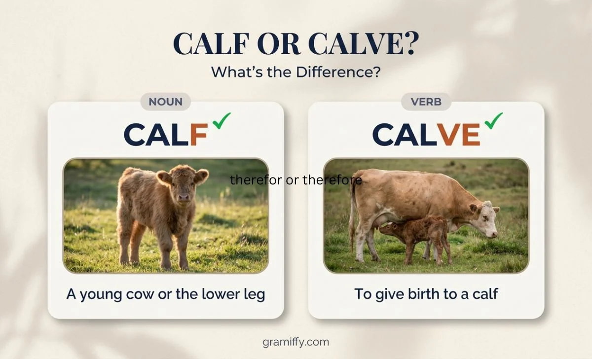 calf or calve
