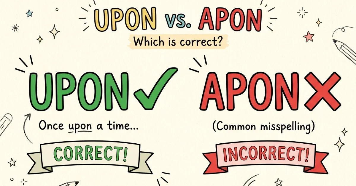 Upon or Apon
